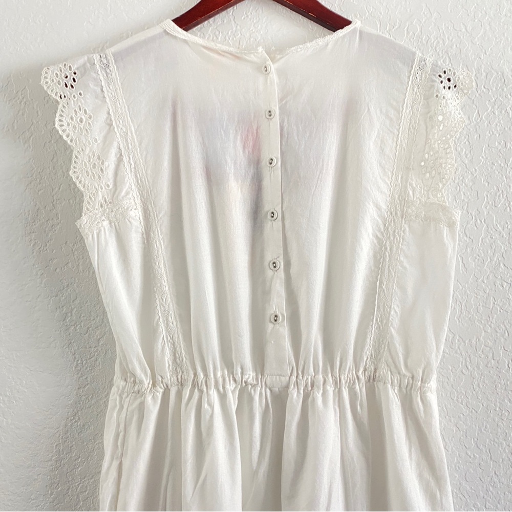 Rebecca Taylor White Embroidered eyelet Dress - Picture 8 of 13